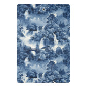 青日本のい白磁の水庭 ミニクリップボード (裏面)