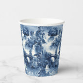 青日本のい白磁の水庭 紙コップ (右)
