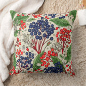 青日本のと赤の果実（両面） クッション (ブランケット)