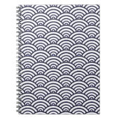 青日本の波青海波 ノートブック (正面)
