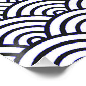 青日本の波青海波 ポスター (コーナー)