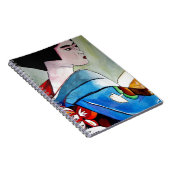 青日本の着芸者オリジナル ノートブック (右側)