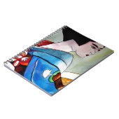 青日本の着芸者オリジナル ノートブック (左側)