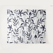 青日本の竹離れ タペストリー (正面(横))