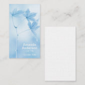 青日本の葉のカエデ 名刺 (正面/裏面)