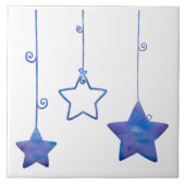 青星と白星 タイル (正面)