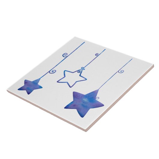 青星と白星 タイル (側面)