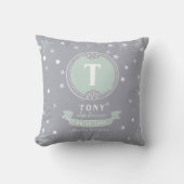 青星パーソナライズされたベビー枕 クッション (正面)