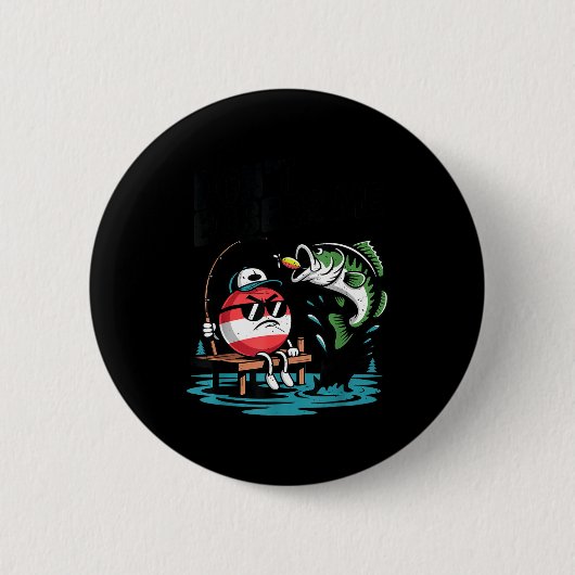 青春なんて無視してよ 中学生 少年 B フィッシュ 面白い釣り 缶バッジ (正面)