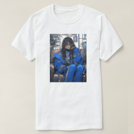 青春のインディゴ/Indigo Youth Tshirts | 東京娘 GenerartiveAI Tシャツ
