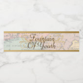 青春の噴水の旧世界の水びんのラベル ペットボトルラベル (シングルラベル)