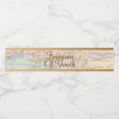 青春の噴水の旧世界の水びんのラベル ペットボトルラベル (シングルラベル)