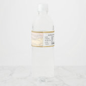 青春の噴水オールドワールドウォーターボトルレディ ペットボトルラベル (裏面)