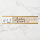 青春の噴水オールドワールドウォーターボトルレディ ペットボトルラベル (シングルラベル)