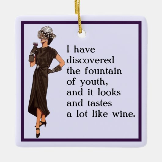 青春の泉 セラミックオーナメント (正面)