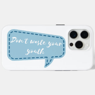 青春を無駄にしない iPhone 15 PRO MAXケース
