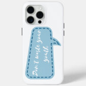 青春を無駄にするな Case-Mate iPhoneケース (裏面)