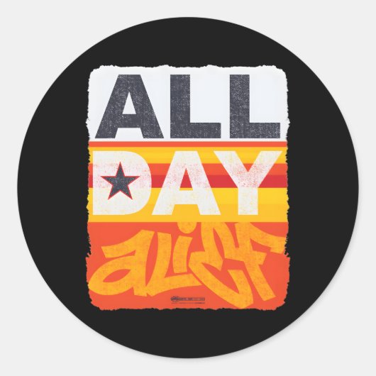 青春時代の終日生きている ラウンドシール (正面)