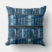 青書はヴィンテージの本の装飾用クッションに棚に置きます クッション (正面)