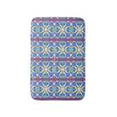 青曼荼羅ハートパターンThunder_Cove バスマット (正面縦)