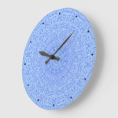 青曼荼羅 ラージ壁時計 (傾斜)