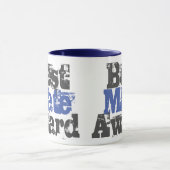 青最高のと灰色のマグカップでメイト賞 マグカップ (中央)