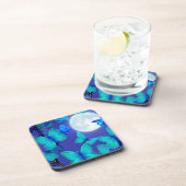 青月に照らされた空の深いと蛾 コースター (右側)