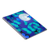 青月に照らされた空の深いと蛾 ノートブック (右側)