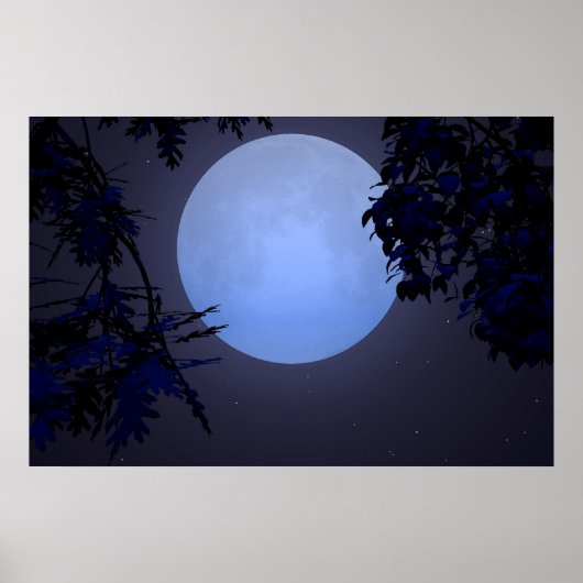 青月に ポスター (正面)