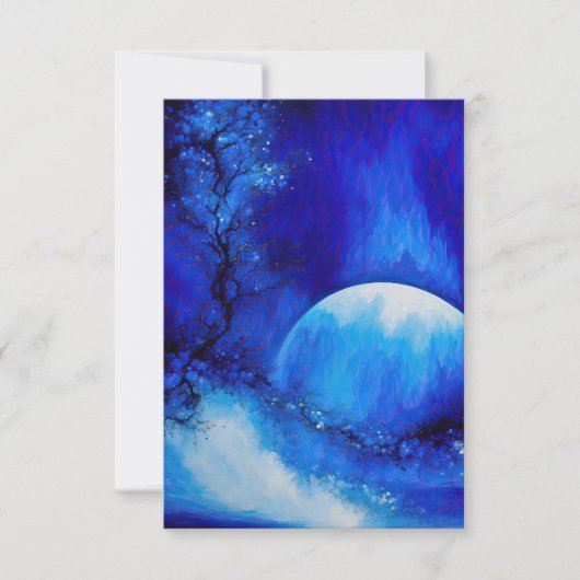 青月のサンキューカードだ サンキューカード (正面)