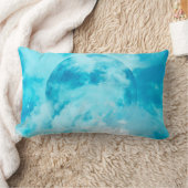 青月芸術的夜空 ランバークッション (ブランケット)