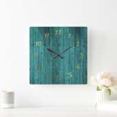 青木時計 スクエア壁時計 (ホーム)