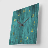 青木時計 スクエア壁時計 (傾斜)