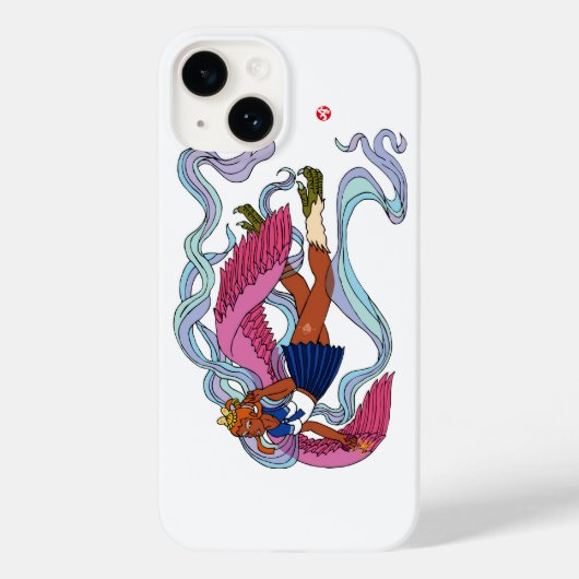 青木物。コーヒテンコ飛天 Case-Mate iPhoneケース (裏面)