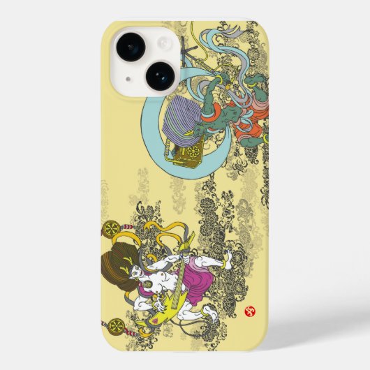 青木物。風来。風雷 Case-Mate iPhoneケース (裏面)