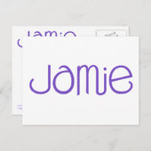 青木紫はがき ポストカード (正面/裏面)