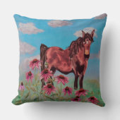 青木花と円錐花 クッション (正面)