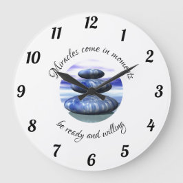 青来と白の奇跡 ラージ壁時計