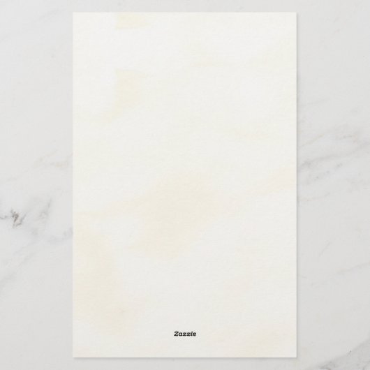 青松が文房具を並べた 便箋 (裏面)