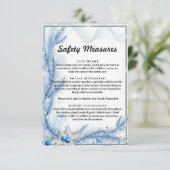 青松の冬のクリスマス安全対策 エンクロージャーカード (スタンド正面)