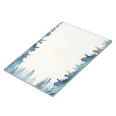 青松の木の淡いメモ帳 ノートパッド (アングル)