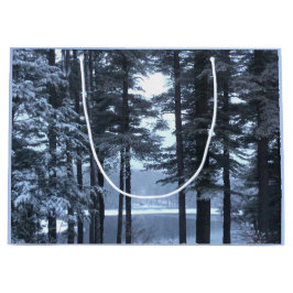 青松の木 – - ラージペーパーバッグ