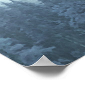 青松の森25テーブル結婚の座席表 ポスター (角)