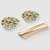 青果物陶磁器タイル ハンドファン (組立なし)