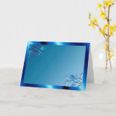 青枠（横） カード (黄色い花)