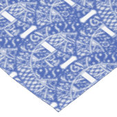 青柳縁ど円模様 テーブルクロス (アングル)