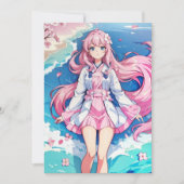 青梁 招待状 (正面)