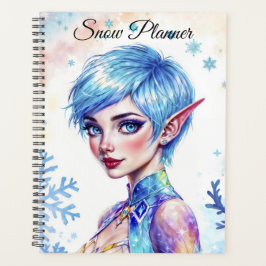 青毛小妖精や小人魔法氷雪林 プランナー手帳
