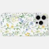 青水彩のワイルドフラワー Case-Mate iPhoneケース (裏面 (横))