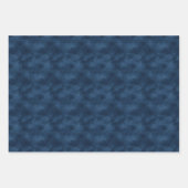 青水彩トリオ ラッピングペーパーシート (正面)